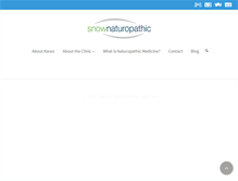 Tablet Screenshot of naturopathbarrie.com